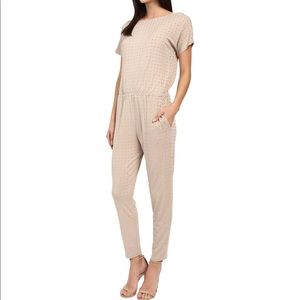 Trina Turk natural studded Jaxen jumpsuit
